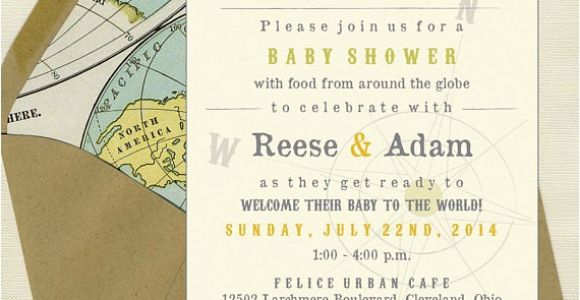 Welcome to the World Baby Shower Invitations Wel E to the World Baby Shower Invites by Bbinvitations