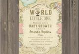Welcome to the World Baby Shower Invitations World Baby Shower Invitation Wel E to the World Baby