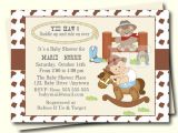 Western Baby Boy Shower Invitations Western Baby Shower Invitation Cowboy Baby Shower Invite