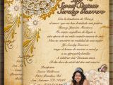 Western Quinceanera Invitations Western Chic Invitations for Sweet16 or Quinceanera On Luulla