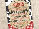 Western theme Party Invitation Template Free Western Invitation Free Template