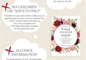 What Do You Say On A Wedding Invitation Wedding Invitation Wording 4 Things You Should Not Say