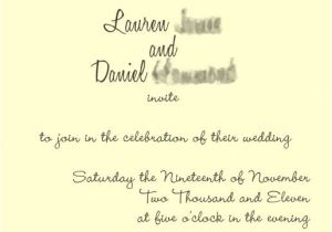 What Do You Say On A Wedding Invitation which Version Looks Better