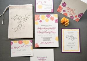 What is Included In A Wedding Invitation Suite Wisconsin themed Wedding Invitation Suite Colorful Design