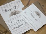 What Paper to Use for Wedding Invitations Rustic Magnolia Tree Wedding Invitations with Kraft Paper