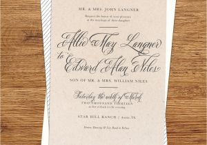 What Paper to Use for Wedding Invitations Rustic Wedding Invitations Ipunya