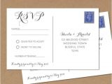 What Size are Rsvp Cards for Wedding Invitations Postcard Rsvp Card Wedding Rsvp Postcard byron Any