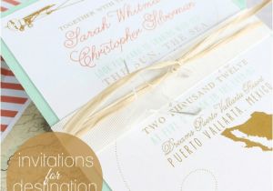 What to Include In Destination Wedding Invitations Ideas for Destination Wedding Invitations