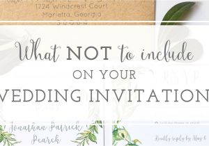 What to Include On A Wedding Invitation Wedding Invitation Wording Archives Oh My Designs by Steph