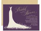 What to Put On A Bridal Shower Invitation Bridal Shower Invitation Elegant Wedding Gown