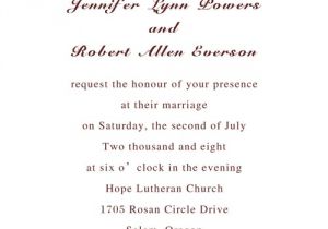 What to Put On A Wedding Invitation Templates How to Write A Wedding Invitations Plus W On