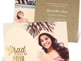 What to Put On Graduation Invitations Favorite Photo Gold Foil Graduation Announcements Pear
