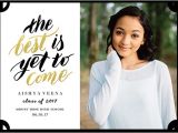 What to Say On High School Graduation Invitations Graduation Announcement Wording Ideas for 2018 Shutterfly