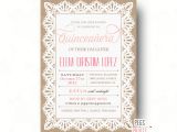 What to Write In A Quinceanera Invitation Burlap and Lace Quinceanera Invitation Quinceanera Invites