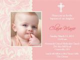 What to Write On A Baptism Invitation Baptism Invitations for Girl Blank Christening