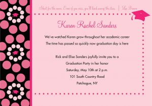 What to Write On A Graduation Party Invitation Invitation Card for Graduation Party Invitation for