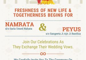 Whatsapp Indian Wedding Invitation Template An Indian Wedding Invitation Card for social Mediai Have