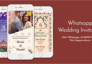 Whatsapp Wedding Invitation Template Free Whatsapp Wedding Invitation Happy Invites Online Video Maker