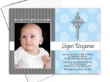 Where Can I Buy Baptism Invitations Baby Boy Christening Invite