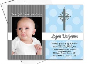 Where Can I Buy Baptism Invitations Baby Boy Christening Invite