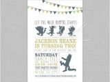 Where the Wild Things are Birthday Invitation Template where the Wild Things are Birthday Invitation by