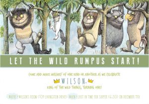 Where the Wild Things are Birthday Invitation Template where the Wild Things are Invitation Template Best