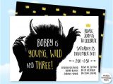 Where the Wild Things are Birthday Invitation Template Wild Things Invite Template where the Wild Things are