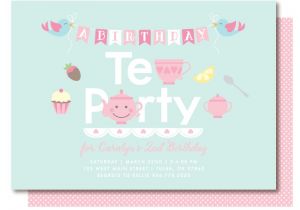 Whimsical Tea Party Invitations Whimsical Tea Party Invitations Delight Paperie