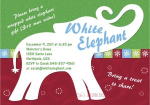 White Elephant Christmas Party Invitations Templates White Elephant Party Invitations – Gangcraft