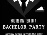 Who Gets Invited to Bachelor Party Tying the Knot Free Bachelor Party Invitation Template