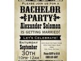 Who Gets Invited to Bachelor Party Vintage Country Bachelor Party Invitation Zazzle Com