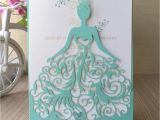 Wholesale Quinceanera Invitations Aliexpress Com Buy 50pcs Lot wholesale Beautiful Tiffany