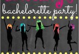 Wig themed Party Invitations Custom Neon Wigging Out themed Bachelorette Party by