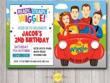 Wiggles Birthday Invitation Template Custom Printable Birthday Invitation Any Age 1st Birthday