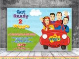 Wiggles Birthday Invitation Template the Wiggles Inspired Printable Invitation by