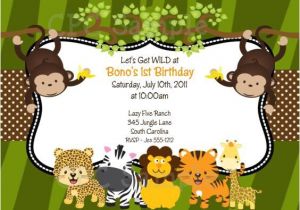 Wild Animal Birthday Party Invitations 17 Safari Birthday Invitations Design Templates Free