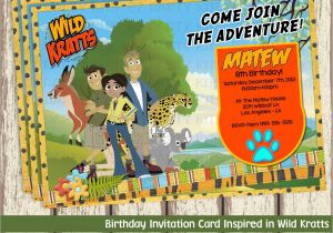 Wild Kratts Party Invitations Unavailable Listing On Etsy