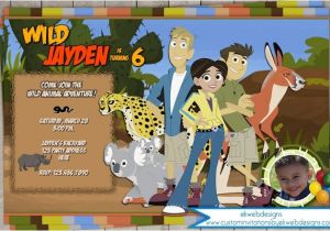 Wild Kratts Party Invitations Wild Kratts Birthday Invitation with or without Photo