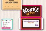 Willy Wonka Party Invitations Printable Free Willy Wonka Birthday Invite Diy Printable Instant Download