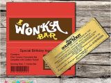 Willy Wonka Party Invitations Printable Free Willy Wonka Golden Ticket Invitation Chocolate Wrapper