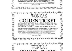 Willy Wonka Party Invitations Printable Free Willy Wonka Golden Ticket Invitations Charlie and the