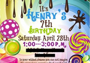 Willy Wonka Party Invites the Simpson Six Henry 39 S Willy Wonka Birthday Party