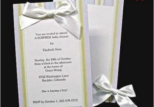 Wilton Bridal Shower Invitations Wilton Baby or Wedding Shower Stripe Invitation 10 Sets Ebay
