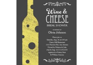 Wine and Cheese Bridal Shower Invitations Wine and Cheese Bridal Shower Invitations