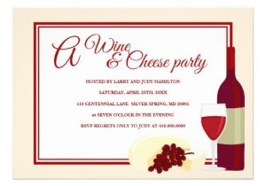Wine and Cheese Party Invitation Template Free Wine Cheese Party Invitations 5 Quot X 7 Quot Invitation Card