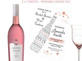 Wine Tasting Bridal Shower Invitations Wine Bridal Shower Wine Tasting Invitation Custom 5 X