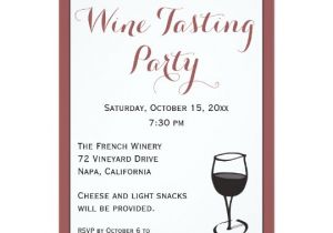 Wine Tasting Party Invitations Free Wine Tasting Party Invitation Template Zazzle Com