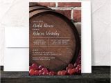 Winery Bridal Shower Invitations Rustic Wine Barrel Vineyard Bridal Shower Invitations