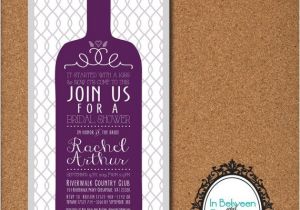 Winery Bridal Shower Invitations Wine themed Bridal Shower Winery Bridal Shower Wine