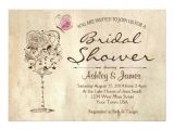 Winery themed Bridal Shower Invitations Wine & Cheese Bridal Shower Invitation